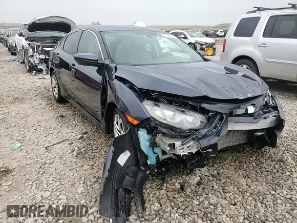 2017 Honda Civic Sedan LX with VIN 2HGFC2F51HH572008, listed as a Copart auction lot 51002125 with 103,088 mi miles and Salvage Title. Bid and sale history available at carsss.com. Image 13.