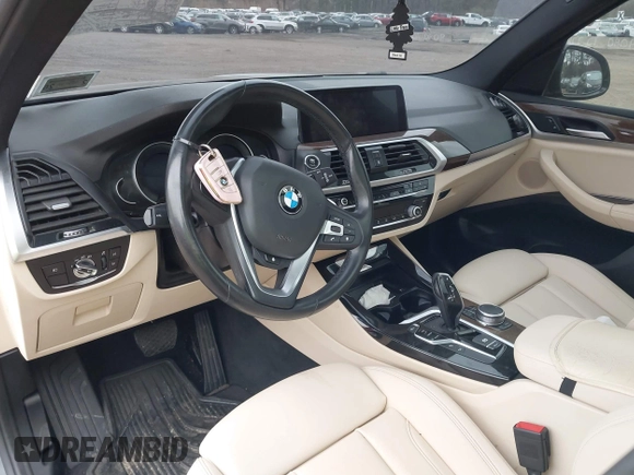 2019 BMW X3 xDrive30i with VIN 5UXTR9C59KLE12418, listed as a IAAI auction lot 41978592 with 48,095 mi miles and . Bid and sale history available at DreamBid. Image 5.