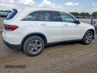 2022 Mercedes-Benz GLC 300 with VIN W1N0G8DB0NG093759, listed as a Copart auction lot 59327285 with 52,095 mi miles and Salvage title. Bid and sale history available at DreamBid. Image 3.