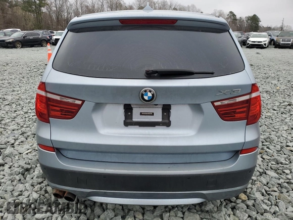 2013 BMW X3 xDrive28i with VIN 5UXWX9C50D0A12772, listed as a Copart auction lot 46727065 with 151,749 mi miles and Salvage Title. Bid and sale history available at carsss.com. Image 6.