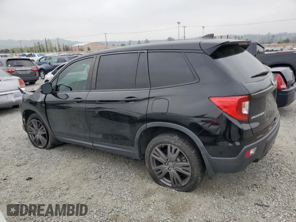 2021 Honda Passport EX-L with VIN 5FNYF7H53MB010524, listed as a Copart auction lot 50022685 with 18,882 mi miles and Salvage title. Bid and sale history available at DreamBid. Image 2.