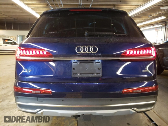 2023 Audi Q7 Premium with VIN WA1AXBF74PD007479, listed as a Copart auction lot 63156033 with 1,042 mi miles and . Bid and sale history available at DreamBid. Image 6.