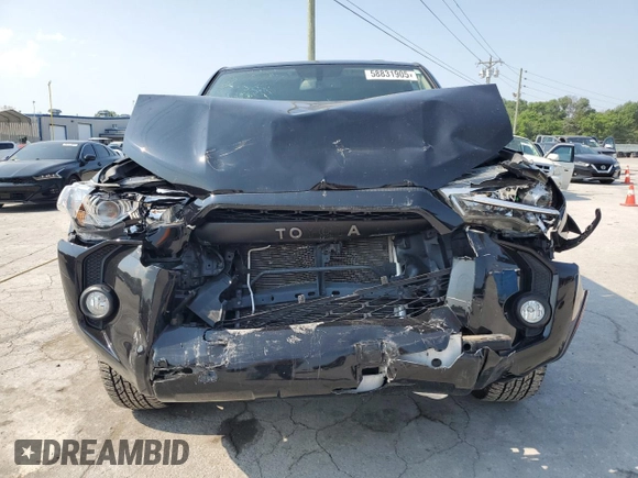2016 Toyota 4Runner Limited with VIN JTEBU5JR1G5301814, listed as a Copart auction lot 58831905 with 85,314 mi miles and Salvage title. Bid and sale history available at DreamBid. Image 5.