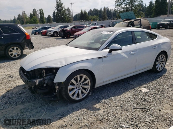 2018 Audi A5 Sportback Premium Plus with VIN WAUBNCF53JA049877, listed as a Copart auction lot 55331623 with 108,381 mi miles. Bid and sale history available at carsss.com. Image 1.