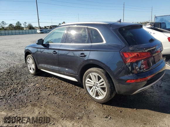 2018 Audi Q5 Premium Plus with VIN WA1BNAFY2J2022594, listed as a Copart auction lot 45540875 with 79,808 mi miles and Salvage Title. Bid and sale history available at carsss.com. Image 2.