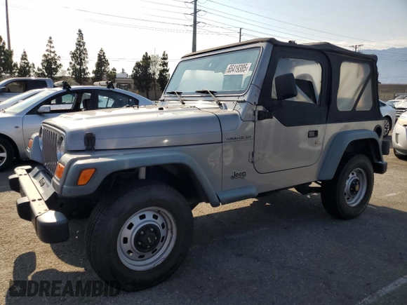 2000 Jeep Wrangler SE with VIN 1J4FA29P3YP770094, listed as a Copart auction lot 65419385 with 150,364 mi miles and Clean title. Bid and sale history available at DreamBid. Image 1.