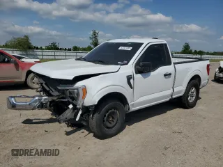 2023 Ford F-150 XL with VIN 1FTMF1C59PKG19286, listed as a Copart auction lot 53207485 with 27,414 mi miles and Salvage title. Bid and sale history available at DreamBid. Image 1.