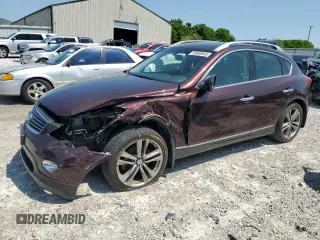 2012 Infiniti EX Journey with VIN JN1AJ0HR9CM453490, listed as a Copart auction lot 58689645 with 137,661 mi miles and Salvage title. Bid and sale history available at DreamBid. Image 1.
