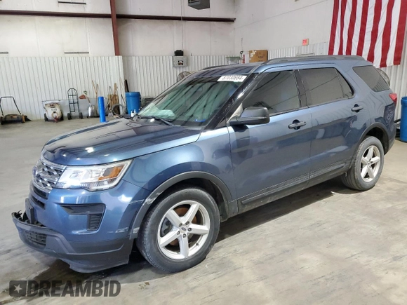 2018 Ford Explorer with VIN 1FM5K7BH4JGC05126, listed as a Copart auction lot 87030684 with 90,554 mi miles and Salvage title. Bid and sale history available at DreamBid. Image 1.