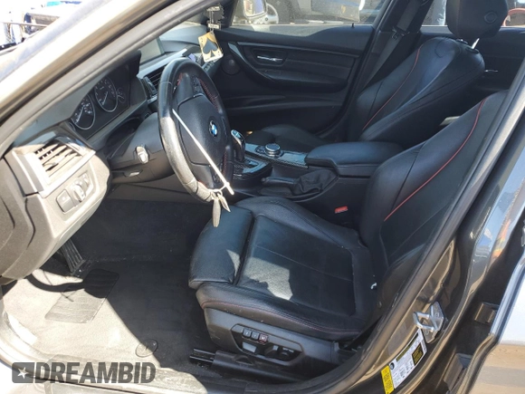 2015 BMW 3 Series 335i with VIN WBA3A9C57FK473104, listed as a Copart auction lot 54974185 with 112,370 mi miles and Salvage title. Bid and sale history available at DreamBid. Image 7.