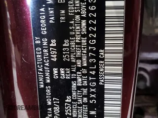 2018 Kia Optima LX z VIN 5XXGT4L37JG222263, wystawiony jako Copart lot #59760854 z przebiegiem 87 699 mil mil oraz Szkoda całkowita • Salvage title. Historia ofert i sprzedaży dostępna na DreamBid. Obrazek 13.