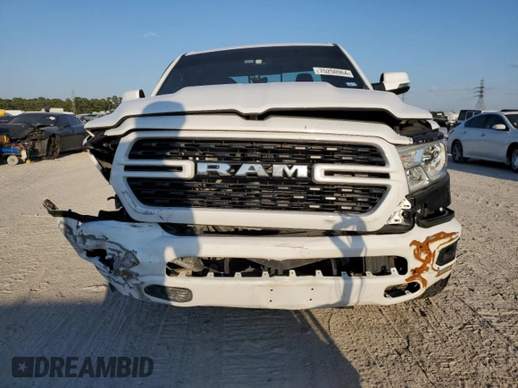 2023 Ram 1500 Big Horn with VIN 1C6SRFBTXPN554661, listed as a Copart auction lot 75250964 with 19,560 mi miles and Salvage Title. Bid and sale history available at carsss.com. Image 5.