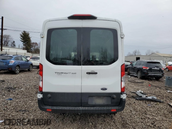 2019 Ford Transit with VIN 1FTYR2CM8KKA00614, listed as a Copart auction lot 45124425 with Not Provided miles and Salvage Title. Bid and sale history available at carsss.com. Image 6.