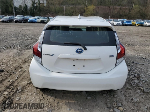 2016 Toyota Prius One with VIN JTDKDTB32G1122689, listed as a Copart auction lot 52892185 with 93,940 mi miles and Clean Title. Bid and sale history available at carsss.com. Image 6.