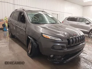 2017 Jeep Cherokee Latitude with VIN 1C4PJLCS9HW510429, listed as a IAAI auction lot 41077227 with 36,797 mi miles and . Bid and sale history available at DreamBid. Image 1.