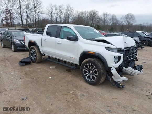 2024 GMC Canyon 4WD AT4 with VIN 1GTP6DEK1R1230068, listed as a IAAI auction lot 41491052 with 2,058 mi miles. Bid and sale history available at carsss.com. Image 1.