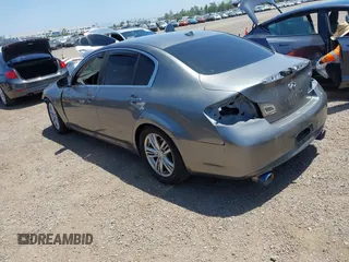 2011 Infiniti G25 with VIN JN1DV6AP3BM604349, listed as a IAAI auction lot 42539796 with 157,621 mi miles and . Bid and sale history available at DreamBid. Image 3.