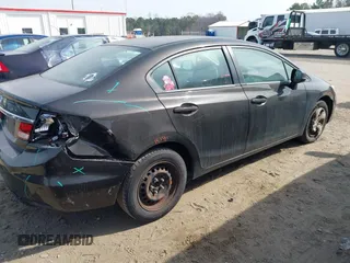 2013 Honda Civic LX with VIN 19XFB2F50DE206161, listed as a IAAI auction lot 41773555 with 165,733 mi miles and . Bid and sale history available at DreamBid. Image 4.