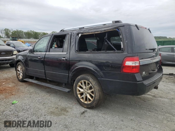 2017 Ford Expedition Max Limited z VIN 1FMJK2AT1HEA20352, wystawiony jako Copart lot #55651235 z przebiegiem 110 954 mil mil oraz Szkoda całkowita • Salvage title. Historia ofert i sprzedaży dostępna na DreamBid. Obrazek 2.