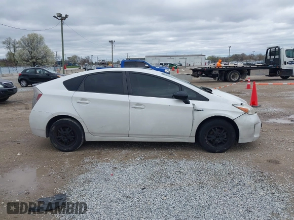 2012 Toyota Prius One with VIN JTDKN3DU4C5462870, listed as a IAAI auction lot 42091577 with 370,495 mi miles. Bid and sale history available at carsss.com. Image 14.