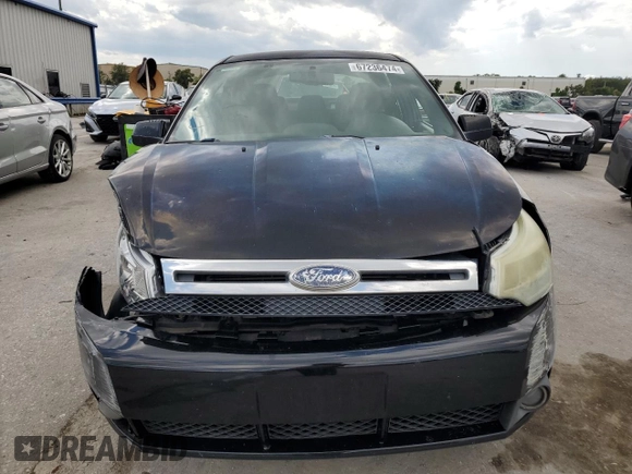 2009 Ford Focus SES with VIN 1FAHP36N69W201436, listed as a Copart auction lot 67236474 with Not Provided miles and Salvage Title. Bid and sale history available at carsss.com. Image 5.