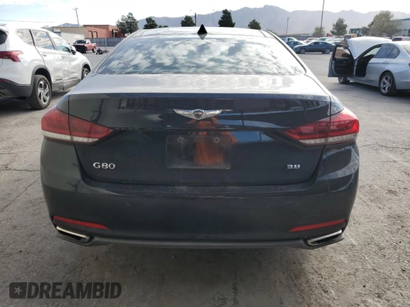 2017 Genesis G80 3.8L with VIN KMHGN4JE9HU190186, listed as a Copart auction lot 78520824 with 187,490 mi miles and Salvage Title. Bid and sale history available at DreamBid. Image 6.
