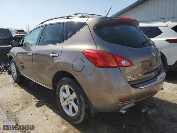 2009 Nissan Murano LE with VIN JN8AZ18W99W214380, listed as a Copart auction lot 48224695 with 146,228 mi miles and Salvage Title. Bid and sale history available at carsss.com. Image 2.