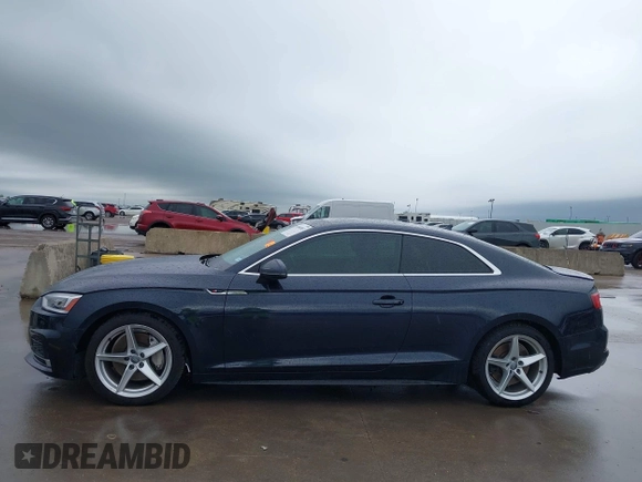 2018 Audi A5 Premium Plus with VIN WAUTNAF56JA049039, listed as a IAAI auction lot 41868983 with 81,551 mi miles and . Bid and sale history available at DreamBid. Image 14.