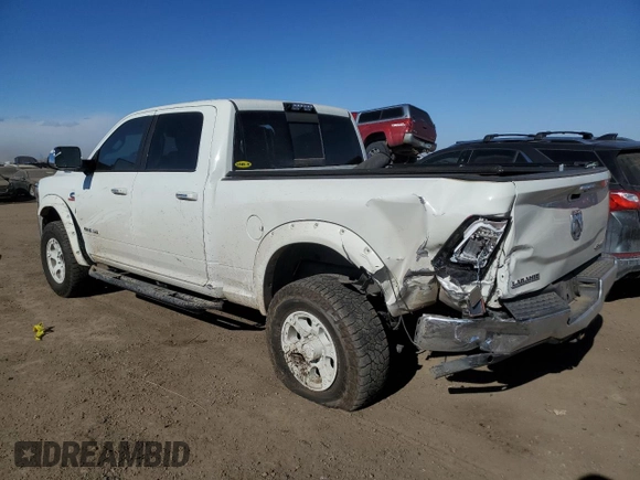 2019 Ram 2500 Laramie z VIN 3C6UR5FL1KG657255, wystawiony jako Copart lot #43664075 z przebiegiem 29 126 mil mil oraz Szkoda całkowita • Salvage title. Historia ofert i sprzedaży dostępna na DreamBid. Obrazek 2.