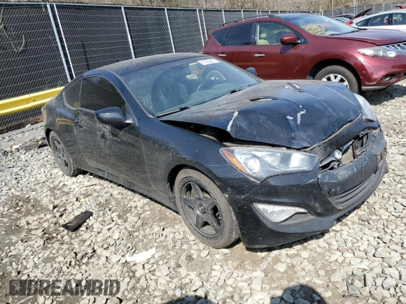 2014 Hyundai Genesis Coupe Premium with VIN KMHHT6KD6EU113945, listed as a Copart auction lot 47502565 with 133,670 mi miles and Salvage title. Bid and sale history available at DreamBid. Image 4.
