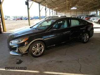2018 Hyundai Sonata SEL with VIN 5NPE34AF4JH623388, listed as a Copart auction lot 55158565 with 95,693 mi miles and Salvage Title. Bid and sale history available at DreamBid. Image 1.