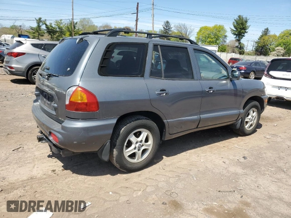 2001 Hyundai Santa Fe GLS with VIN KM8SC83D41U069325, listed as a Copart auction lot 54377815 with 51,574 mi miles and Clean Title. Bid and sale history available at carsss.com. Image 3.
