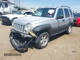2007 Jeep Liberty Sport with VIN 1J4GK48K87W722615, listed as a IAAI auction lot 42055503 with 244,118 mi miles. Bid and sale history available at carsss.com. Image 17.