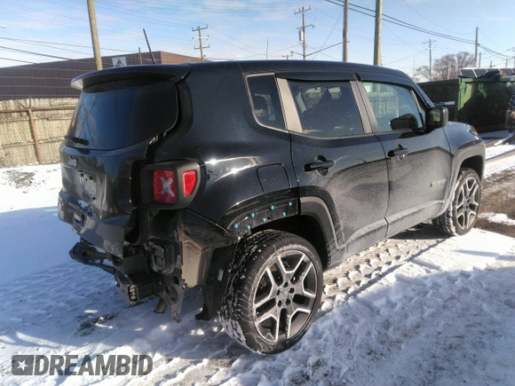 2021 Jeep Renegade Jeepster with VIN ZACNJDAB0MPN22313, listed as a IAAI auction lot 41072265 with 26,038 mi miles and . Bid and sale history available at DreamBid. Image 4.