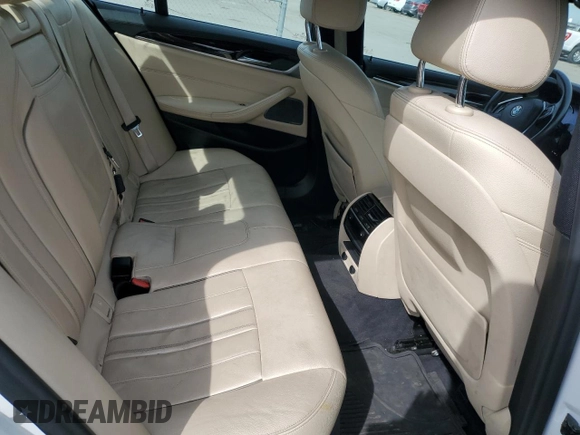 2018 BMW 5 Series 530e xDrive with VIN WBAJB1C58JB084907, listed as a Copart auction lot 49901795 with 109,617 mi miles and Salvage title. Bid and sale history available at DreamBid. Image 10.