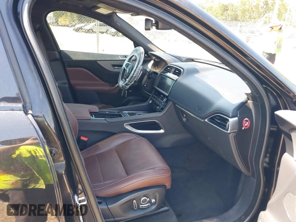 2018 Jaguar F-Pace S with VIN SADCM2FV3JA292419, listed as a IAAI auction lot 40228083 with 125,776 mi miles and . Bid and sale history available at DreamBid. Image 5.