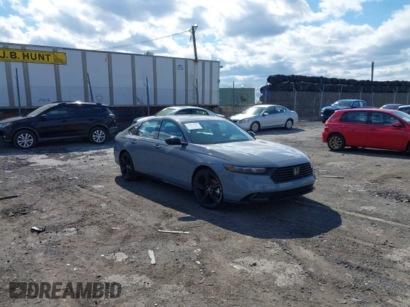 2024 Honda Accord Sport-L with VIN 1HGCY2F79RA065783, listed as a IAAI auction lot 42059481 with 7,390 mi miles and . Bid and sale history available at DreamBid. Image 1.