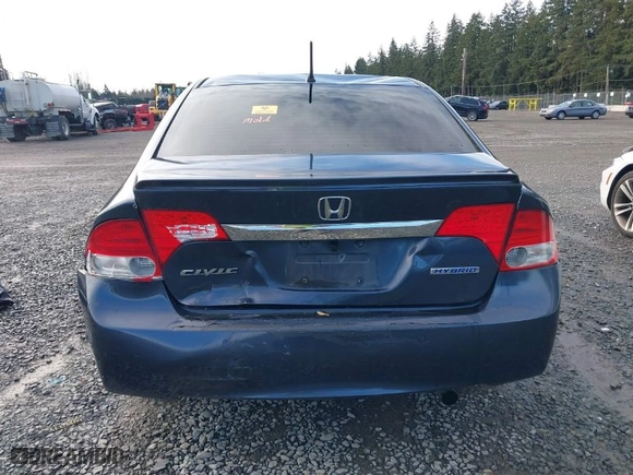 2009 Honda Civic Hybrid with VIN JHMFA36209S008939, listed as a IAAI auction lot 41798952 with 163,650 mi miles. Bid and sale history available at carsss.com. Image 6.