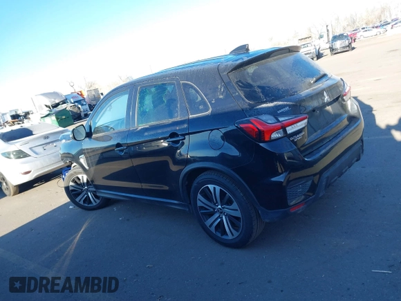 2022 Mitsubishi Outlander Sport ES with VIN JA4ARUAUXNU007857, listed as a IAAI auction lot 41377573 with 42,171 mi miles. Bid and sale history available at carsss.com. Image 13.