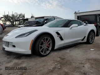 2019 Chevrolet Corvette Grand Sport 2LT with VIN 1G1YY2D73K5110974, listed as a Copart auction lot 75684654 with 6,552 mi miles and Non Repairable. Bid and sale history available at carsss.com. Image 1.