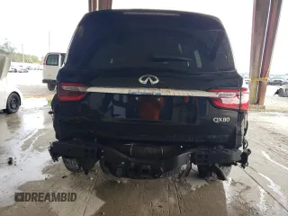 2021 Infiniti QX80 SENSORY with VIN JN8AZ2BF6M9716835, listed as a Copart auction lot 63874874 with 46,912 mi miles and Non Repairable. Bid and sale history available at carsss.com. Image 6.