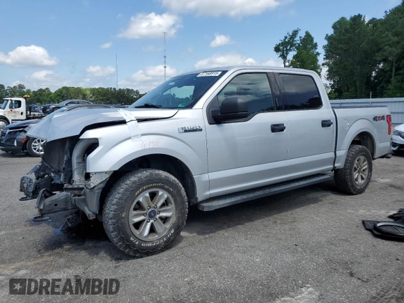 2018 Ford F-150 XL with VIN 1FTEW1E53JKC57304, listed as a Copart auction lot 57168915 with 118,498 mi miles and Salvage title. Bid and sale history available at DreamBid. Image 1.