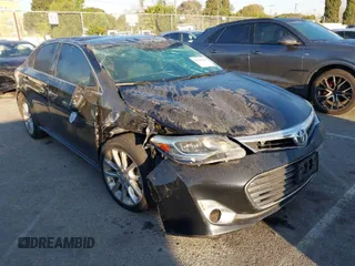 2013 Toyota Avalon XLE with VIN 4T1BK1EB7DU073587, listed as a IAAI auction lot 41647088 with 62,939 mi miles and . Bid and sale history available at DreamBid. Image 1.