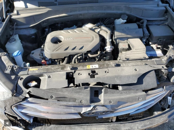 2017 Hyundai Santa Fe Sport 2.0T with VIN 5XYZU4LA6HG475228, listed as a Copart auction lot 89208255 with 121,664 mi miles and Salvage Title. Bid and sale history available at carsss.com. Image 12.