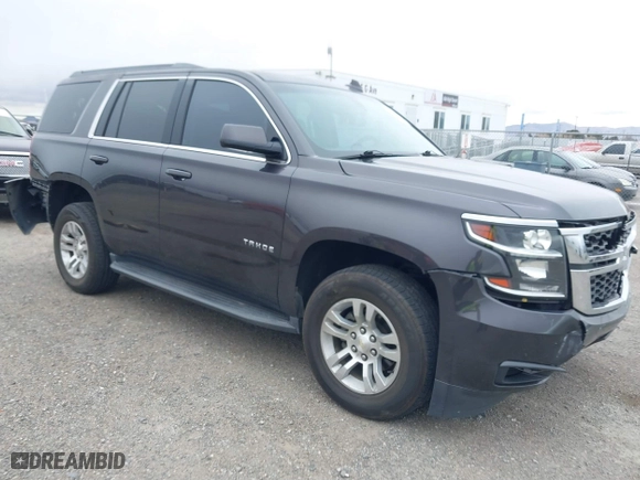 2017 Chevrolet Tahoe LS with VIN 1GNSCAEC9HR394007, listed as a IAAI auction lot 41744604 with 67,802 mi miles. Bid and sale history available at carsss.com. Image 1.
