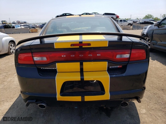 2012 Dodge Charger SRT8 with VIN 2C3CDXEJ1CH117313, listed as a Copart auction lot 74569364 with 120,344 mi miles and Salvage Title. Bid and sale history available at carsss.com. Image 6.