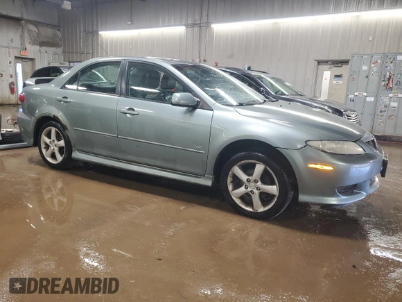 2004 Mazda Mazda6 s with VIN 1YVHP80D445N85989, listed as a Copart auction lot 47541085 with 205,562 mi miles and Salvage Title. Bid and sale history available at carsss.com. Image 4.