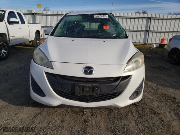 2014 Mazda Mazda5 Sport with VIN JM1CW2BLXE0169741, listed as a Copart auction lot 46538755 with 0 mi miles and Salvage Title. Bid and sale history available at carsss.com. Image 5.