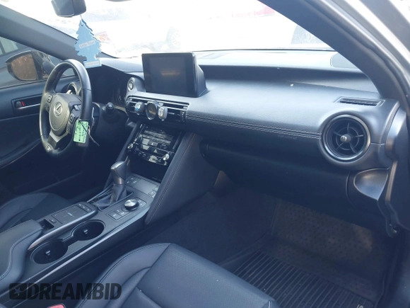 2023 Lexus IS 350 F Sport with VIN JTHGZ1E2XP5027982, listed as a IAAI auction lot 41906994 with 13,344 mi miles and . Bid and sale history available at DreamBid. Image 5.