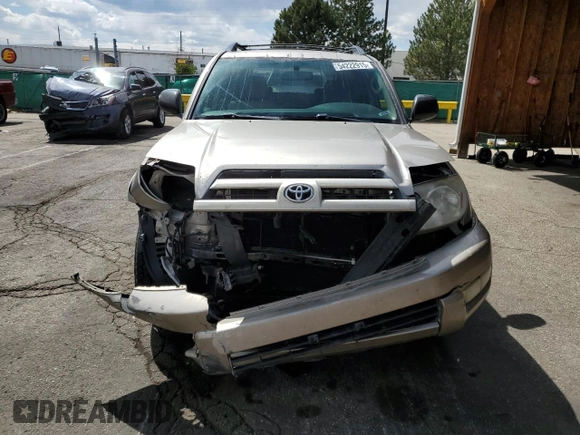 2004 Toyota 4Runner SR5 with VIN JTEBU14R840036080, listed as a Copart auction lot 54222915 with 216,455 mi miles and Salvage title. Bid and sale history available at DreamBid. Image 5.